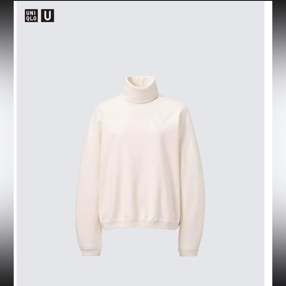 Uniqlo U brushed jersey turtleneck EUC size XS